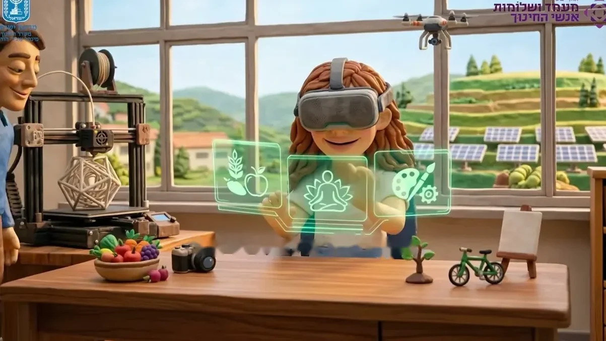 מתוך משקיעים באנשי החינוך — סרט AI בעולם של פלסטלינה